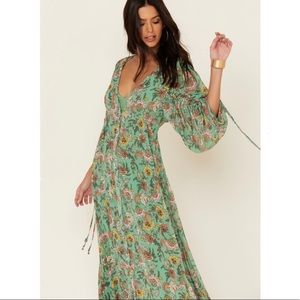 Free People Earthfolk Maxi Dress NWT  large